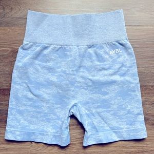 AYBL Camo Seamless Shorts (Blue) - Great used condition (Small)